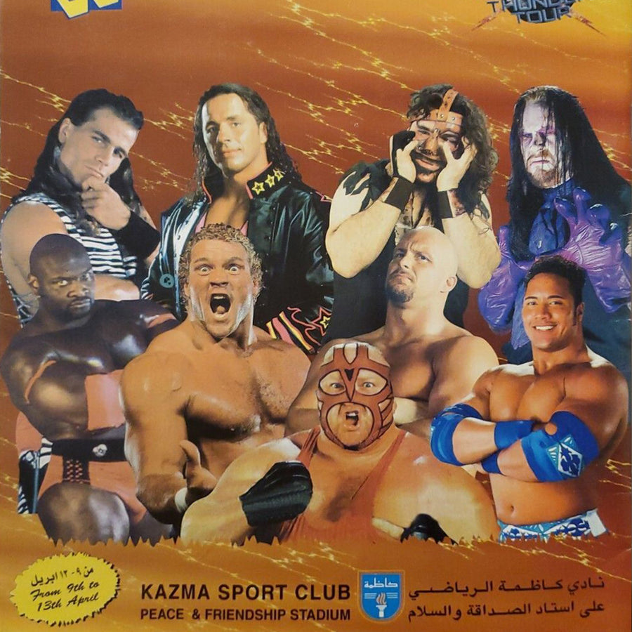 WWF 1997 Kuwait Thunder Tour Magazine PWcatalog