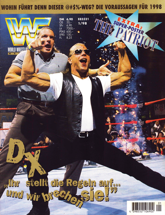 WWF Magazine January 1998 from Germany