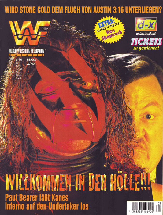 WWF Magazine March 1998 from Germany
