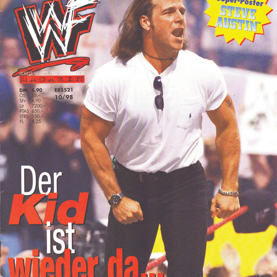 WWF Magazine October 1998 from Germany Magazine PWcatalog
