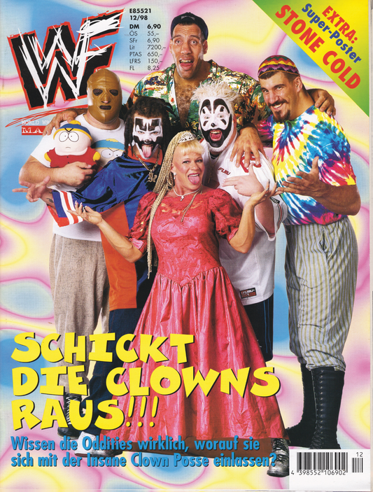 WWF Magazine December 1998 from Germany Magazine PWcatalog