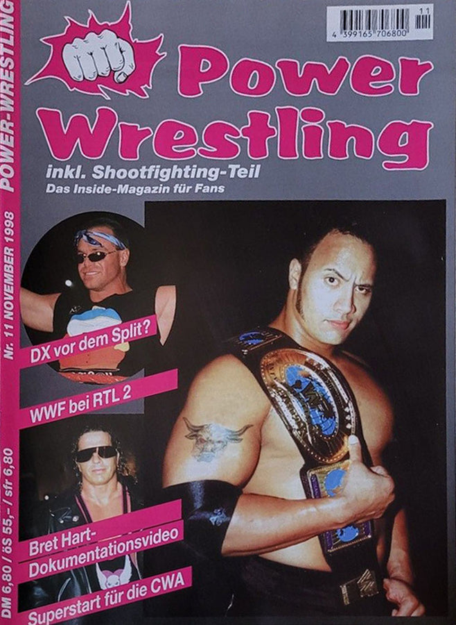 Power Wrestling Magazine November 1998 Magazine PWcatalog
