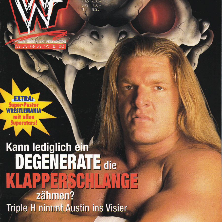 WWF Magazine April 1999 from Germany Magazine PWcatalog