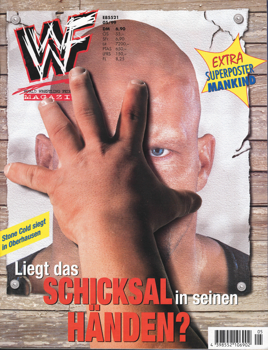 WWF Magazine May 1999 from Germany Magazine PWcatalog