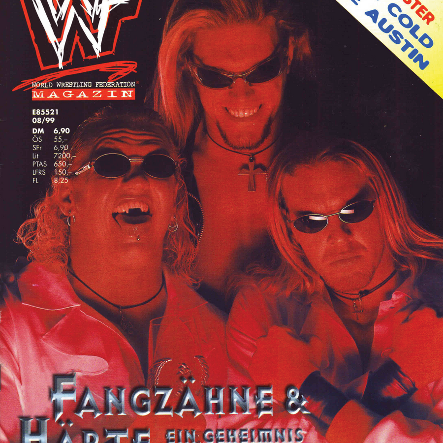 WWF Magazine August 1999 from Germany Magazine PWcatalog