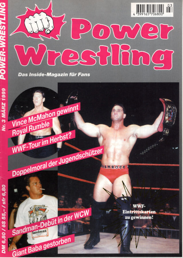 Power Wrestling Magazine March 1999 Magazine PWcatalog