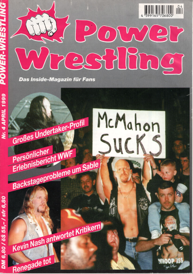 Power Wrestling Magazine April 1999 Magazine PWcatalog