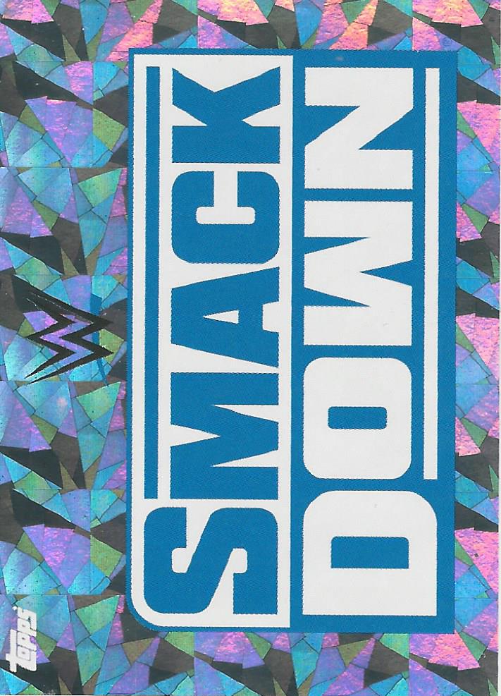 WWE Topps Road to Wrestlemania Stickers 2021 Smackdown Logo #199