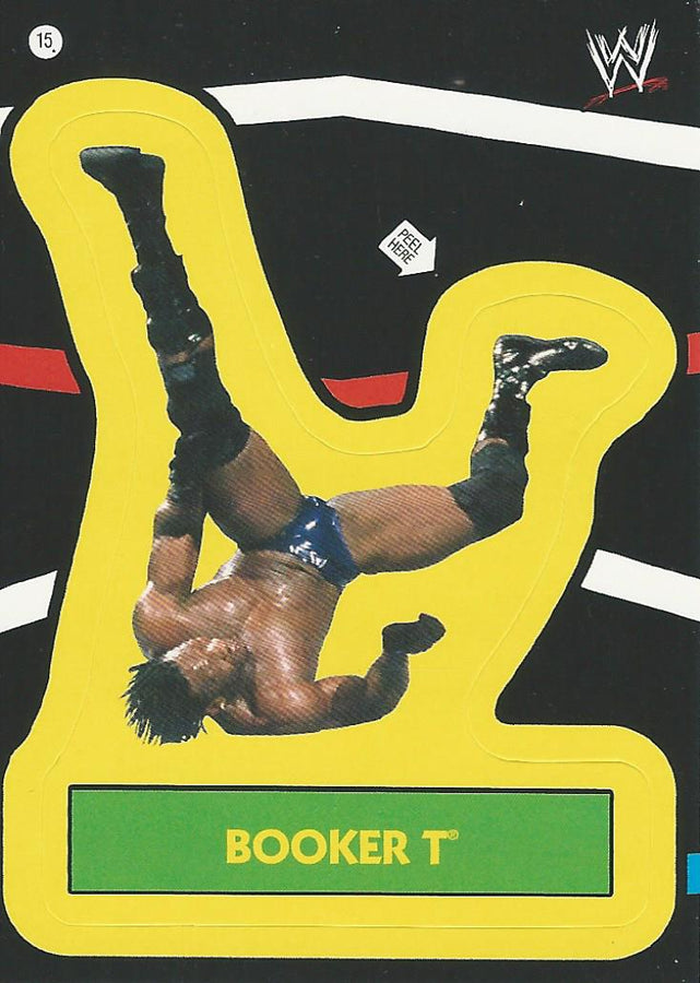 WWE Topps Heritage 2012 Booker T Sticker #15