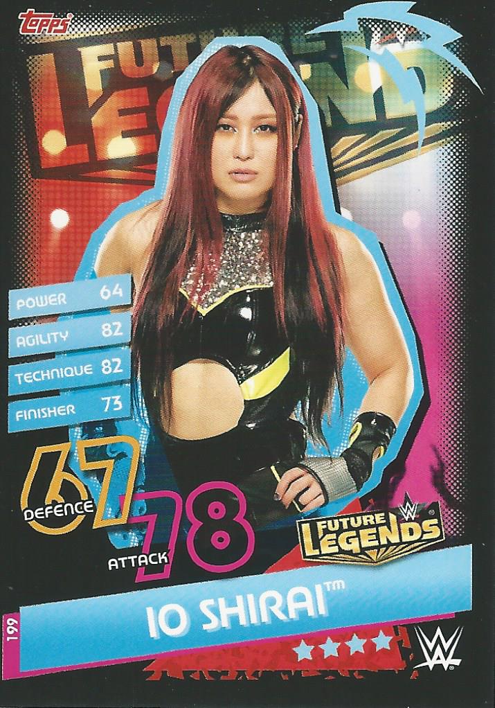 WWE Topps Slam Attax Reloaded 2020 Io Shirai #199