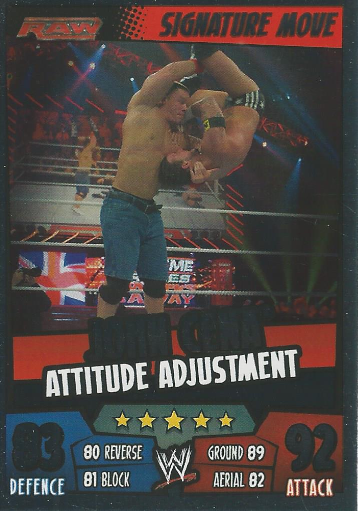 WWE Topps Slam Attax Rumble 2011 John Cena #19