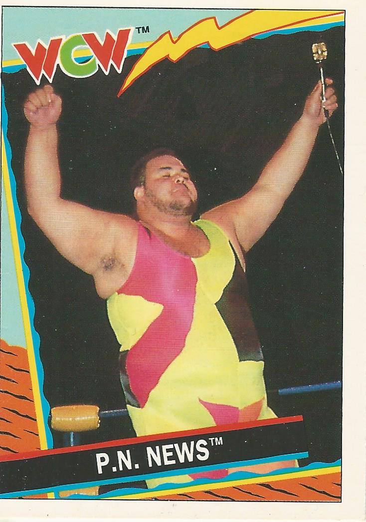 WCW Topps 1992 P.N. News #19