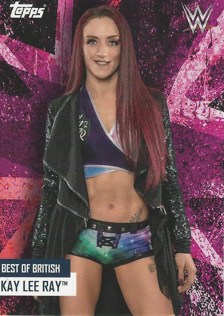 WWE Topps Best of British 2021 Kay Lee Ray trading card PW Catalog