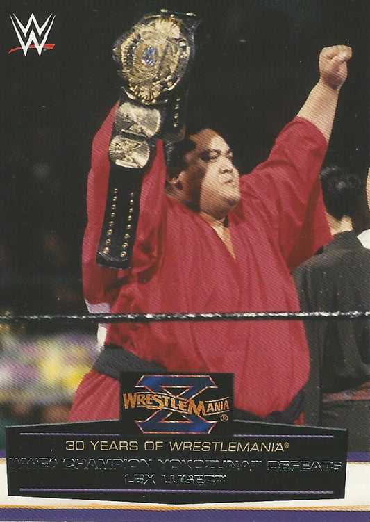 WWE Topps Road to Wrestlemania 2014 Yokozuna 19 of 60 trading card PW Catalog
