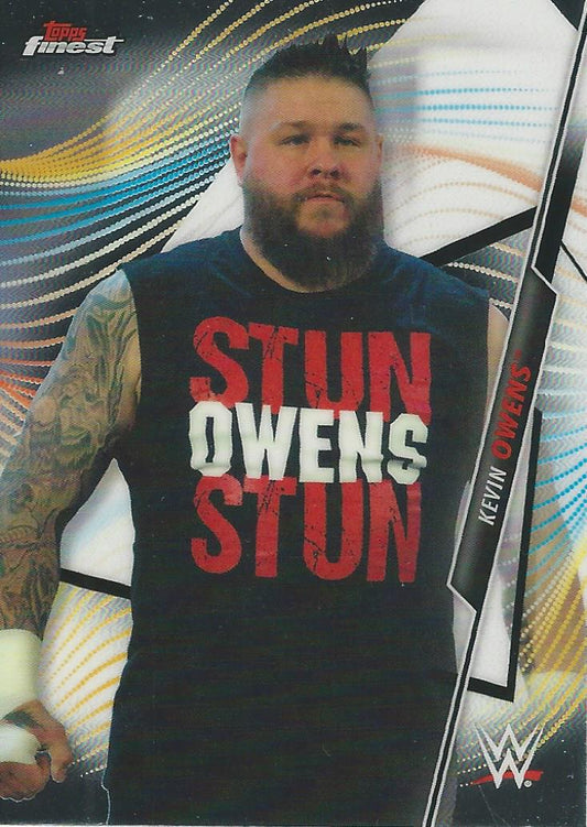 WWE Topps Finest 2020 Kevin Owens #19