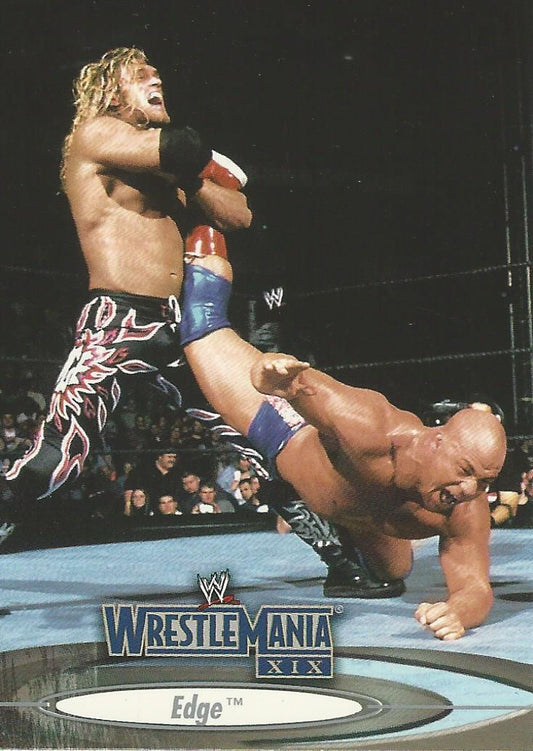 WWE Fleer Wrestlemania XIX 2003 Edge #19