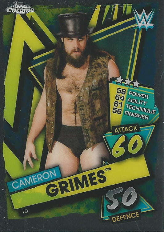 WWE Topps Slam Attax Chrome 2021 Cameron Grimes #19