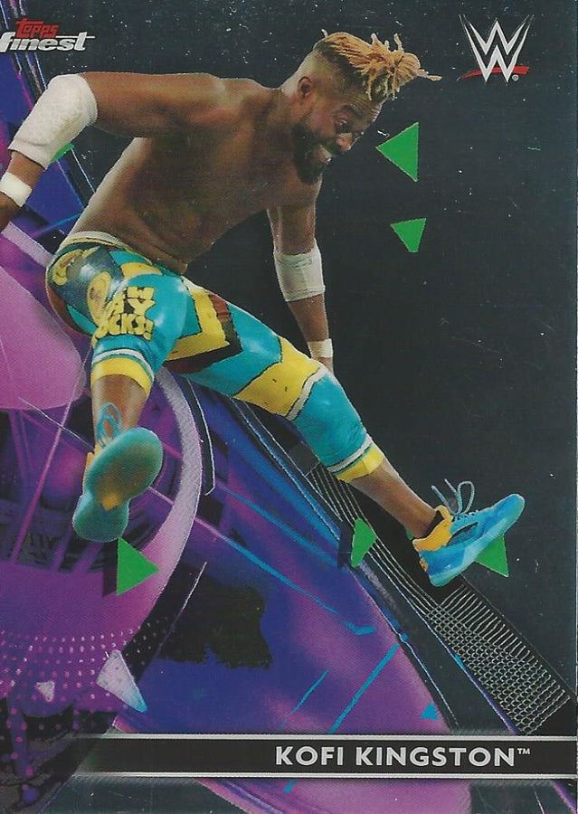 WWE Topps Finest 2021 Kofi Kingston #19