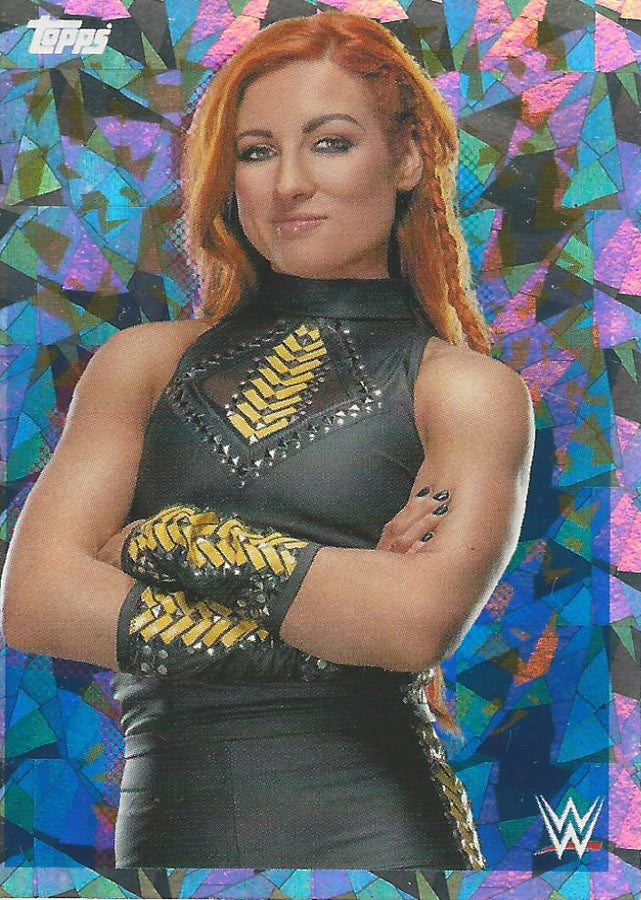WWE Topps Road to Wrestlemania Stickers 2021 Becky Lynch #19