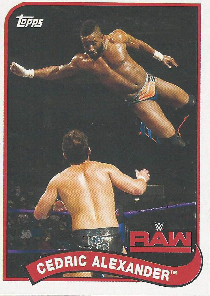WWE Topps Heritage 2018 Cedric Alexander #19