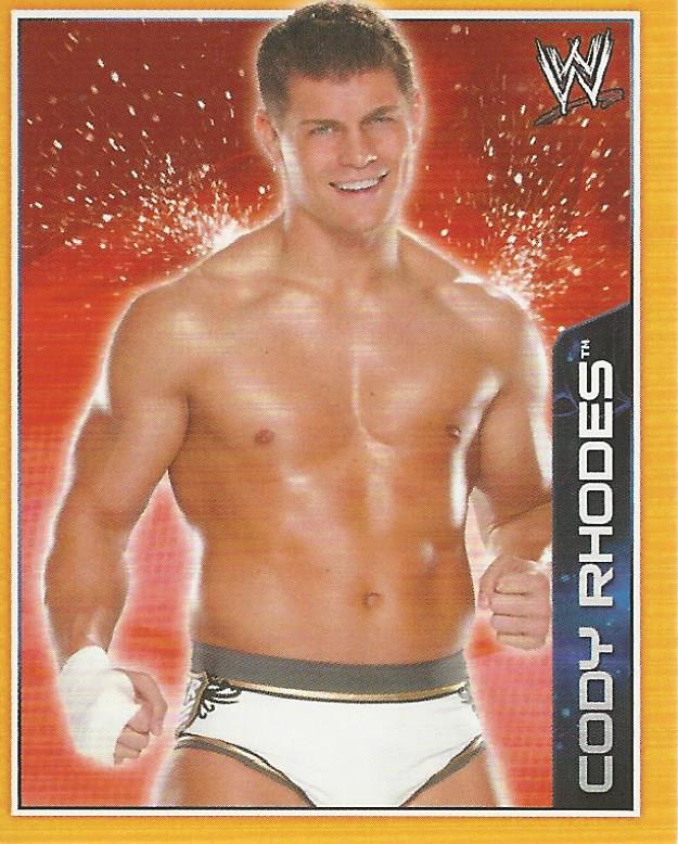 WWE Topps A-Z Sticker Collection 2014 Cody Rhodes #19