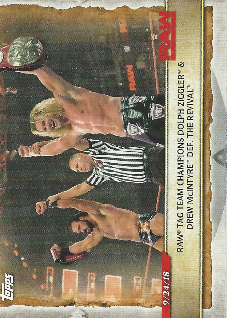 WWE Topps Road to Wrestlemania 2020 Dolph Ziggler and Drew McIntyre #19