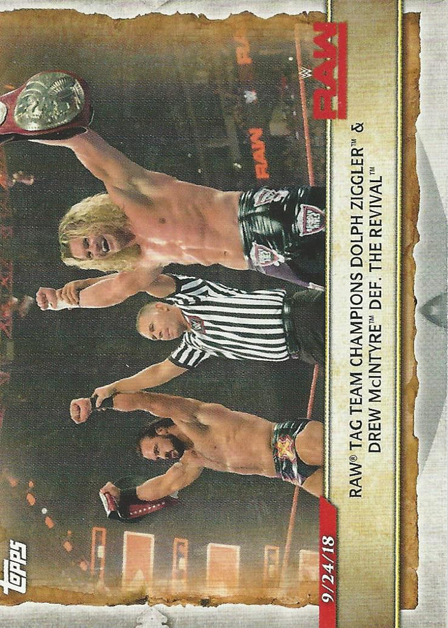WWE Topps Road to Wrestlemania 2020 Dolph Ziggler and Drew McIntyre #19