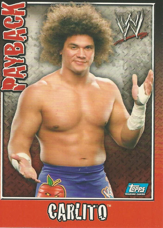 WWE Topps Payback 2006 Carlito #19