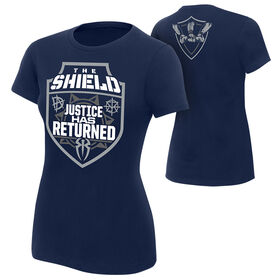 The Shield "Justice Has Returned" Women's Authentic T-Shirt T-Shirt PW Catalog