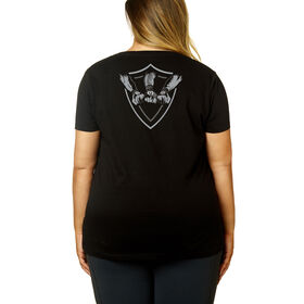 The Shield "Justice Has Returned" Women's Curvy T-Shirt T-Shirt PW Catalog