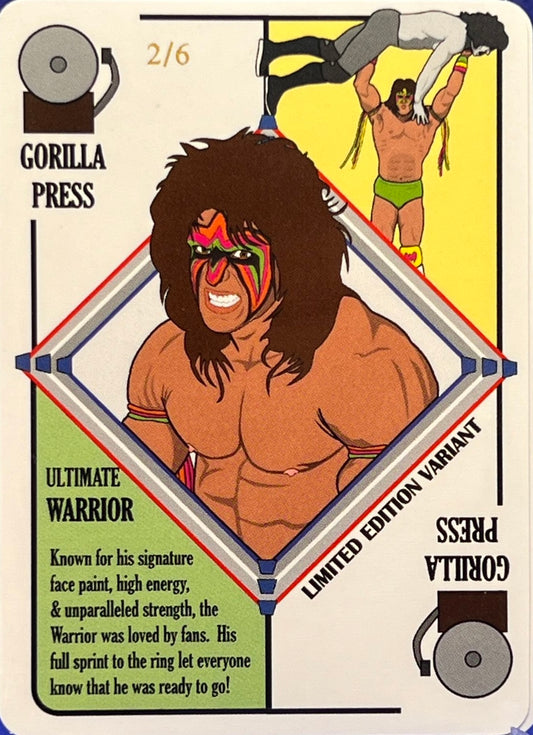Ultimate Warrior (Neon) trading card PW Catalog