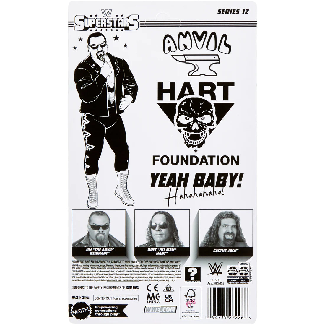 WWE Superstars Series 12 Jim "The Anvil" Neidhart PW Catalog