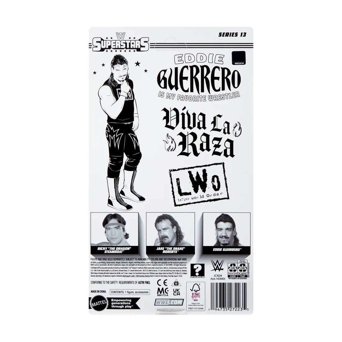 WWE Superstars Series 13 Eddie Guerrero PW Catalog