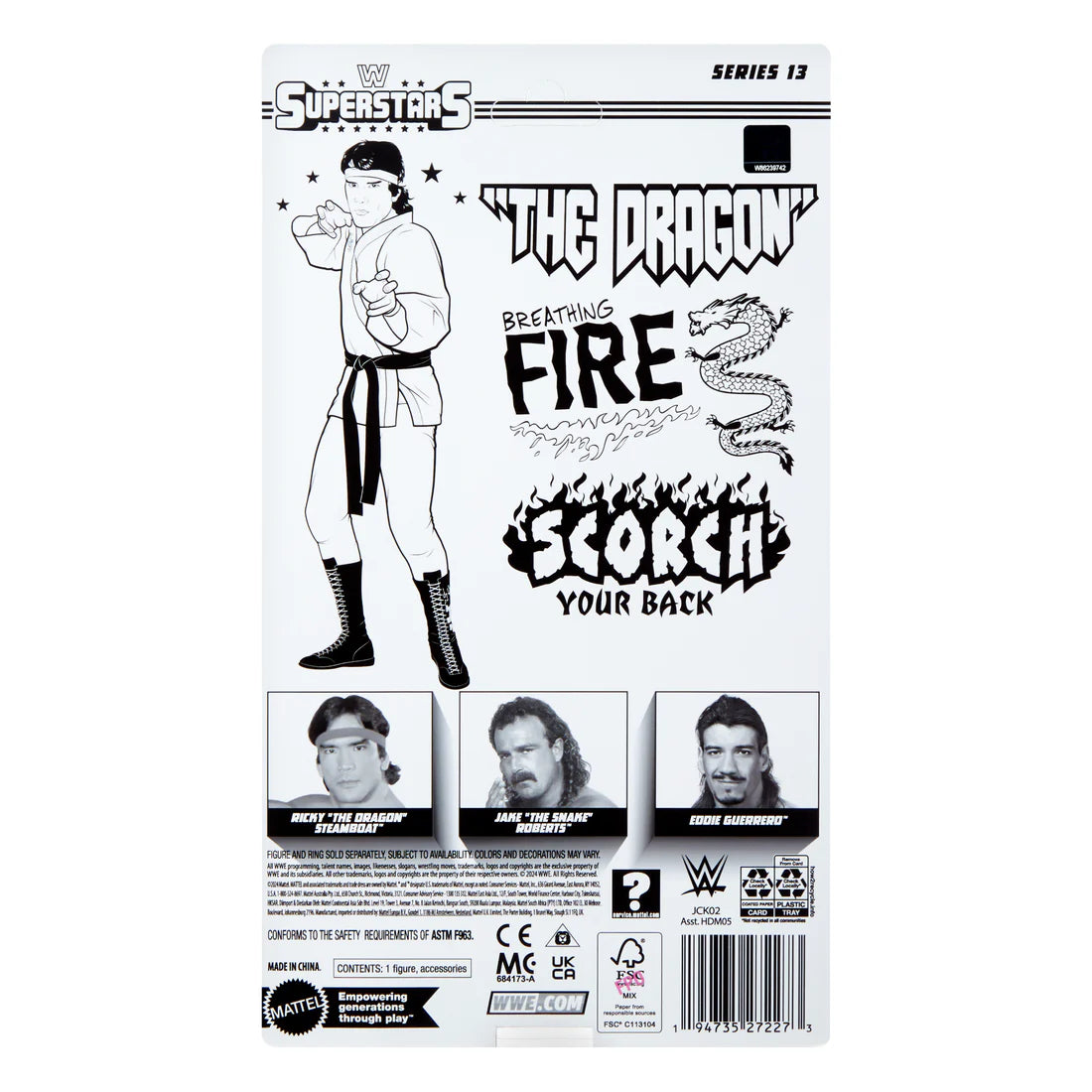 WWE Superstars Series 13 Ricky "The Dragon" Steamboat PW Catalog