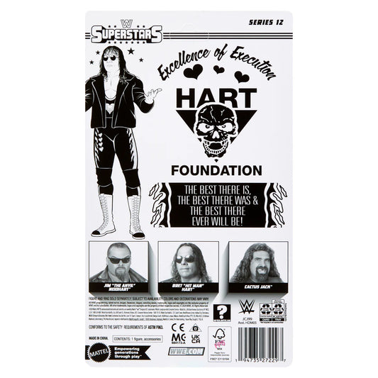 WWE Superstars Series 12 Bret "Hit Man" Hart PW Catalog