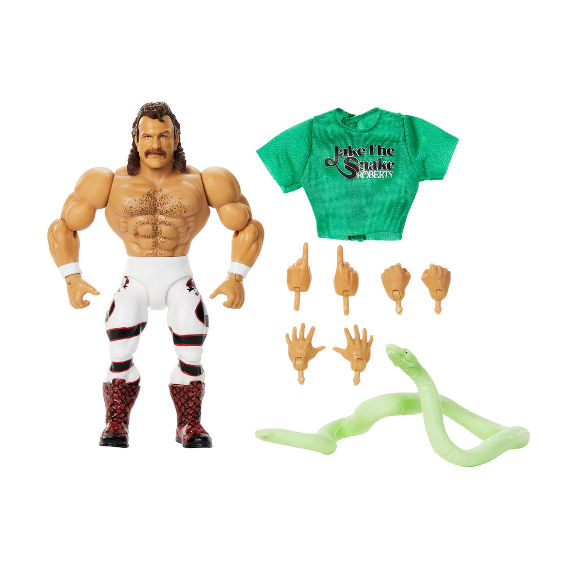 WWE Superstars Series 13 Jake "The Snake" Roberts [Chase, White Variant] PW Catalog