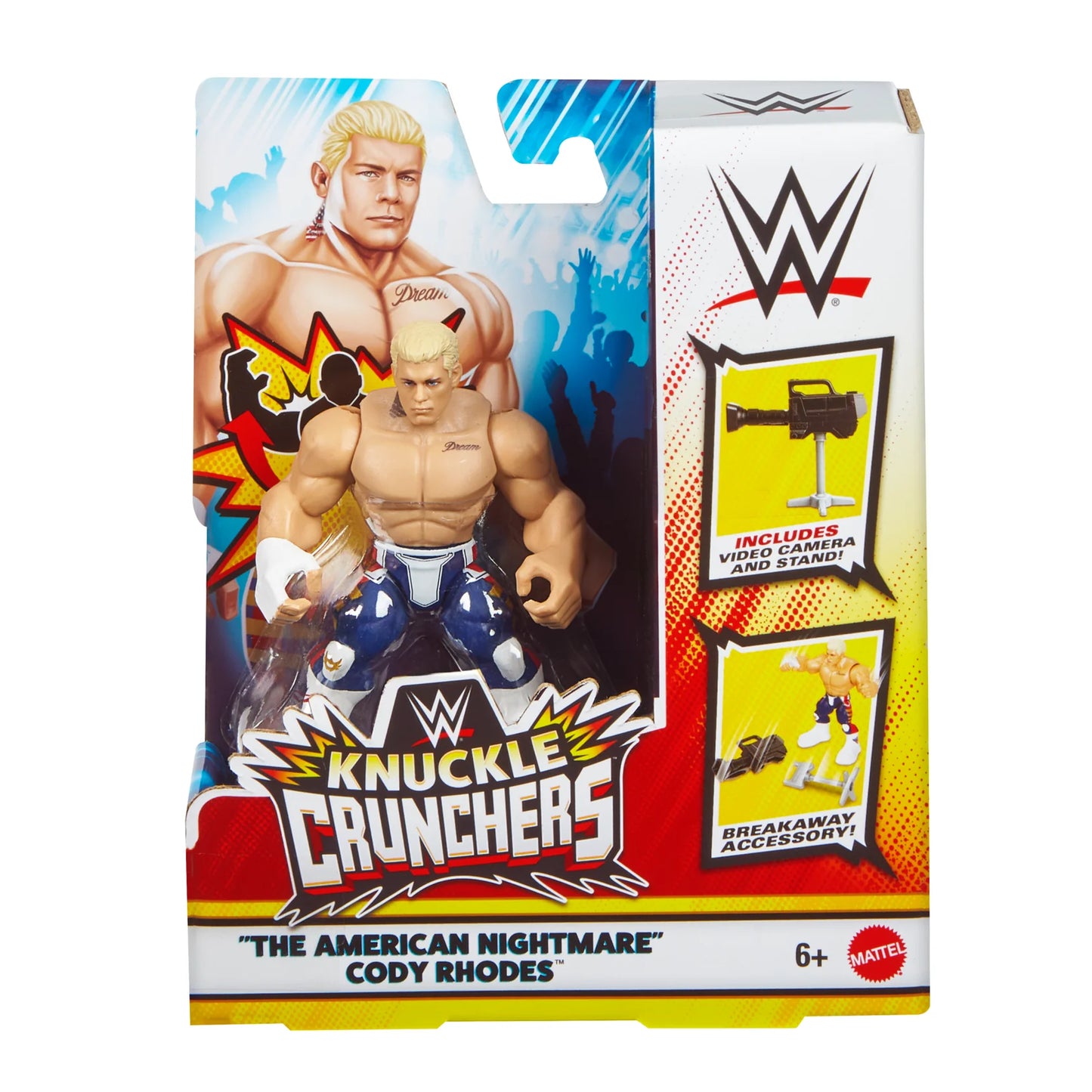 WWE Mattel Knuckle Crunchers Series 8 "The American Nightmare" Cody Rhodes Action & Toy Figures PWcatalog