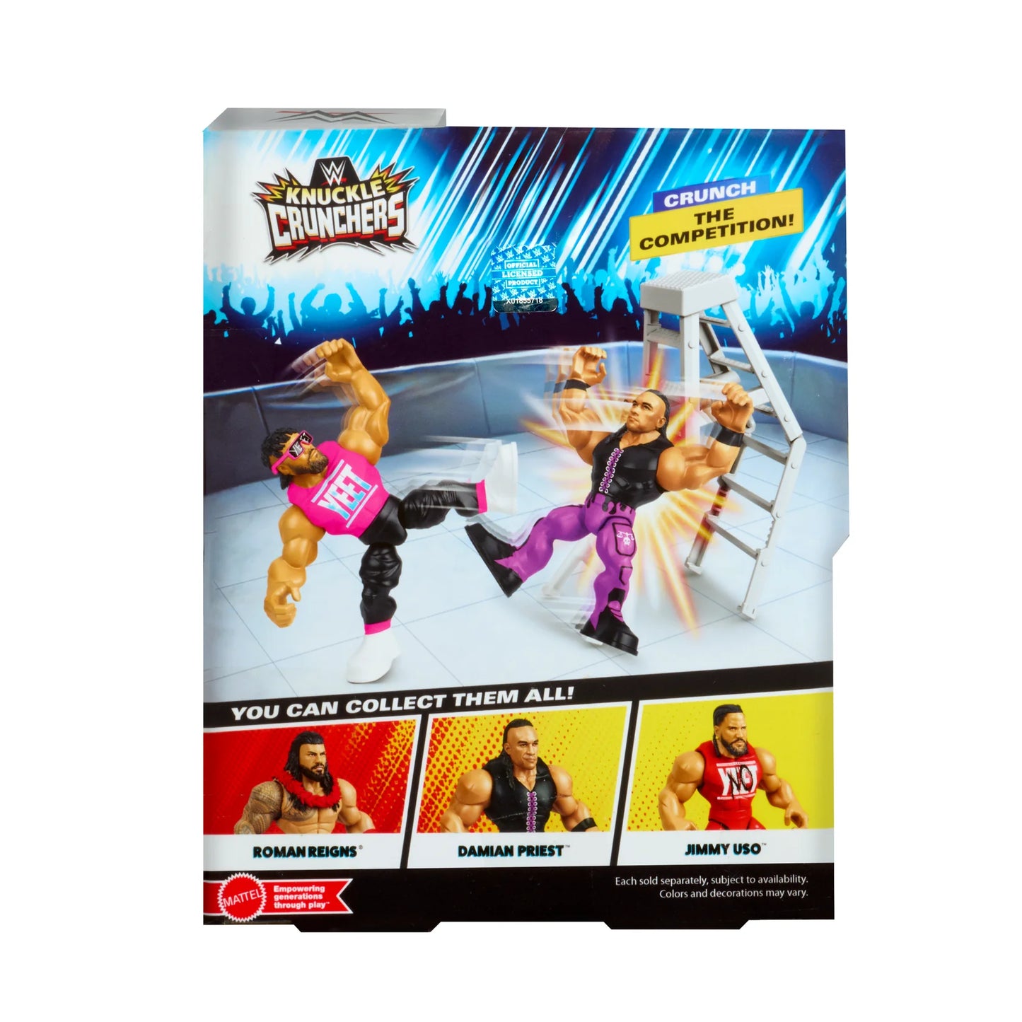 WWE Mattel Knuckle Crunchers Series 9 Jey Uso Action & Toy Figures PWcatalog