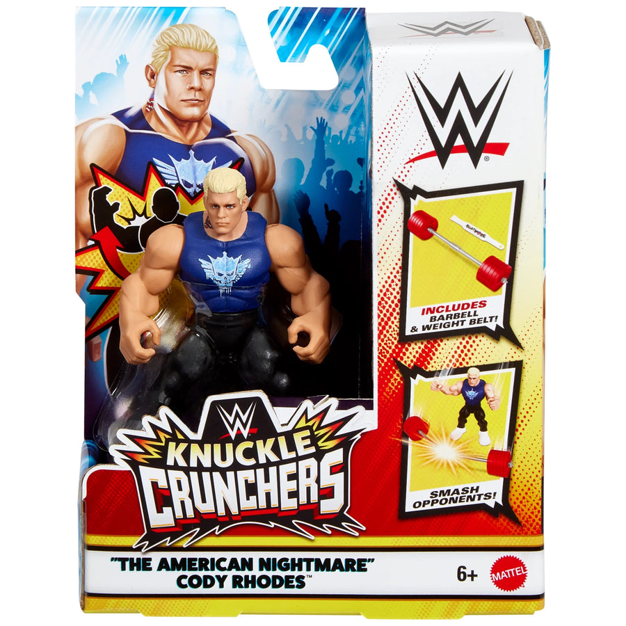 WWE Mattel Knuckle Crunchers Series 5 Cody Rhodes Action & Toy Figures PWcatalog