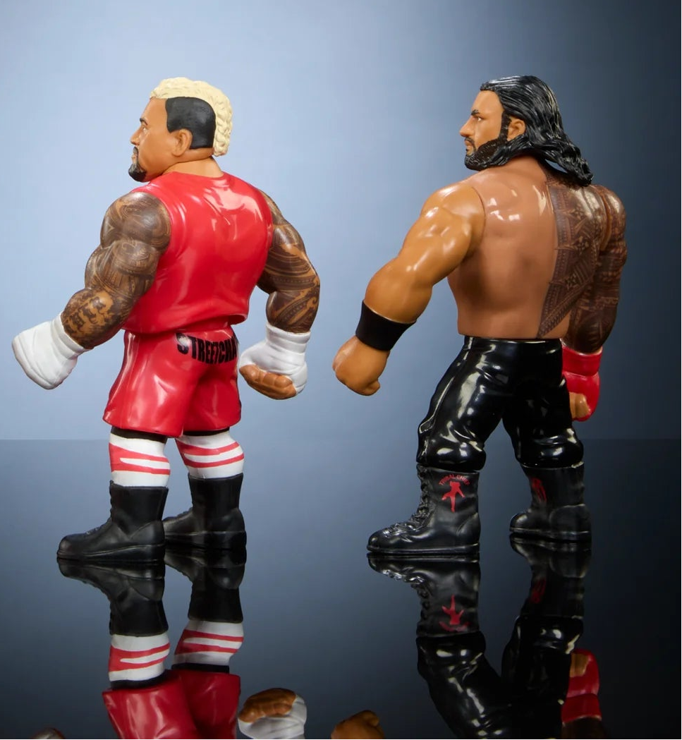 WWE Mattel Retro The Bloodline Roman Reigns & Solo Sikoa Ringside Exclusive
