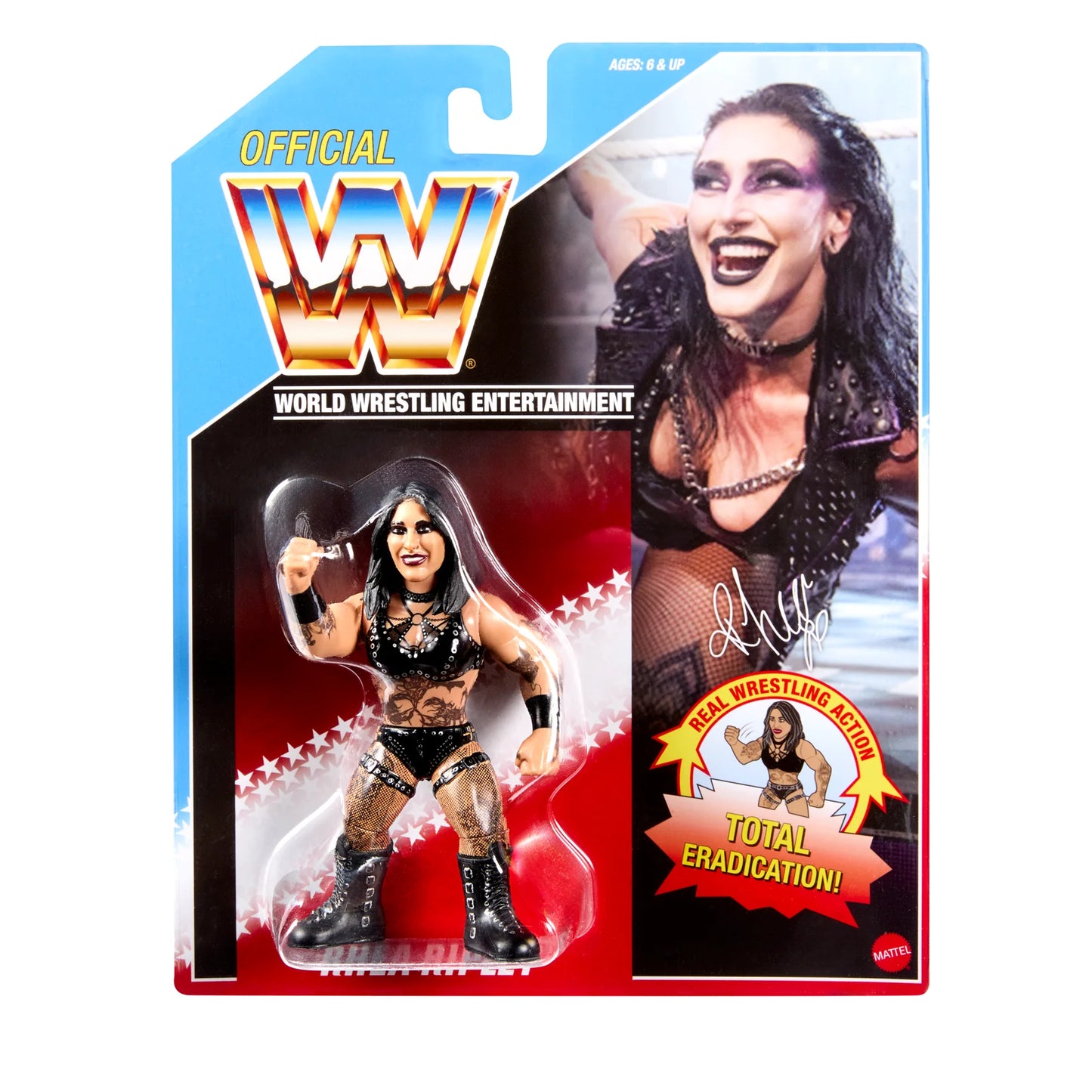WWE Mattel Retro Rhea Ripley Ringside Exclusive Series 3