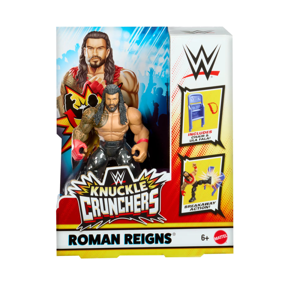 WWE Mattel Knuckle Crunchers Series 9 Roman Reigns Action & Toy Figures PWcatalog