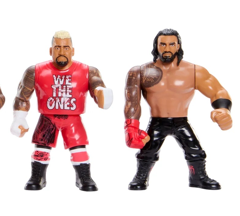 WWE Mattel Retro The Bloodline Roman Reigns & Solo Sikoa Ringside Exclusive