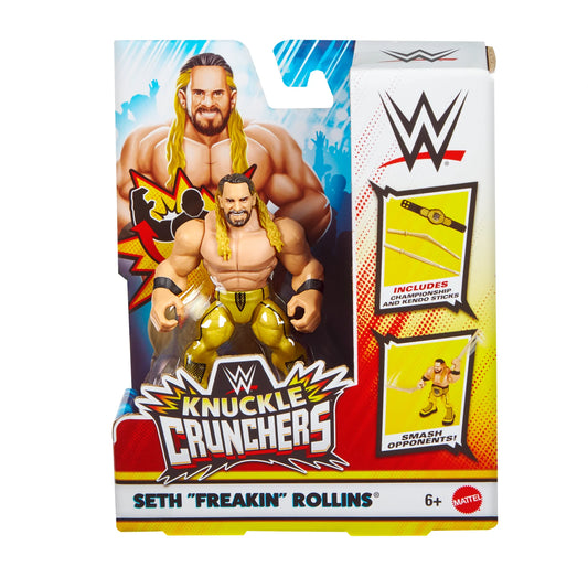 WWE Mattel Knuckle Crunchers Series 8 Seth "Freakin" Rollins Action & Toy Figures PWcatalog