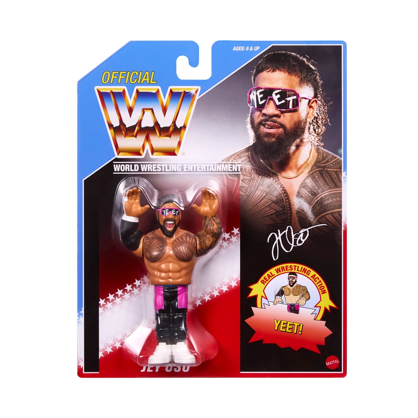 WWE Mattel Retro Jey Uso Ringside Exclusive Series 2 Action & Toy Figures PWcatalog