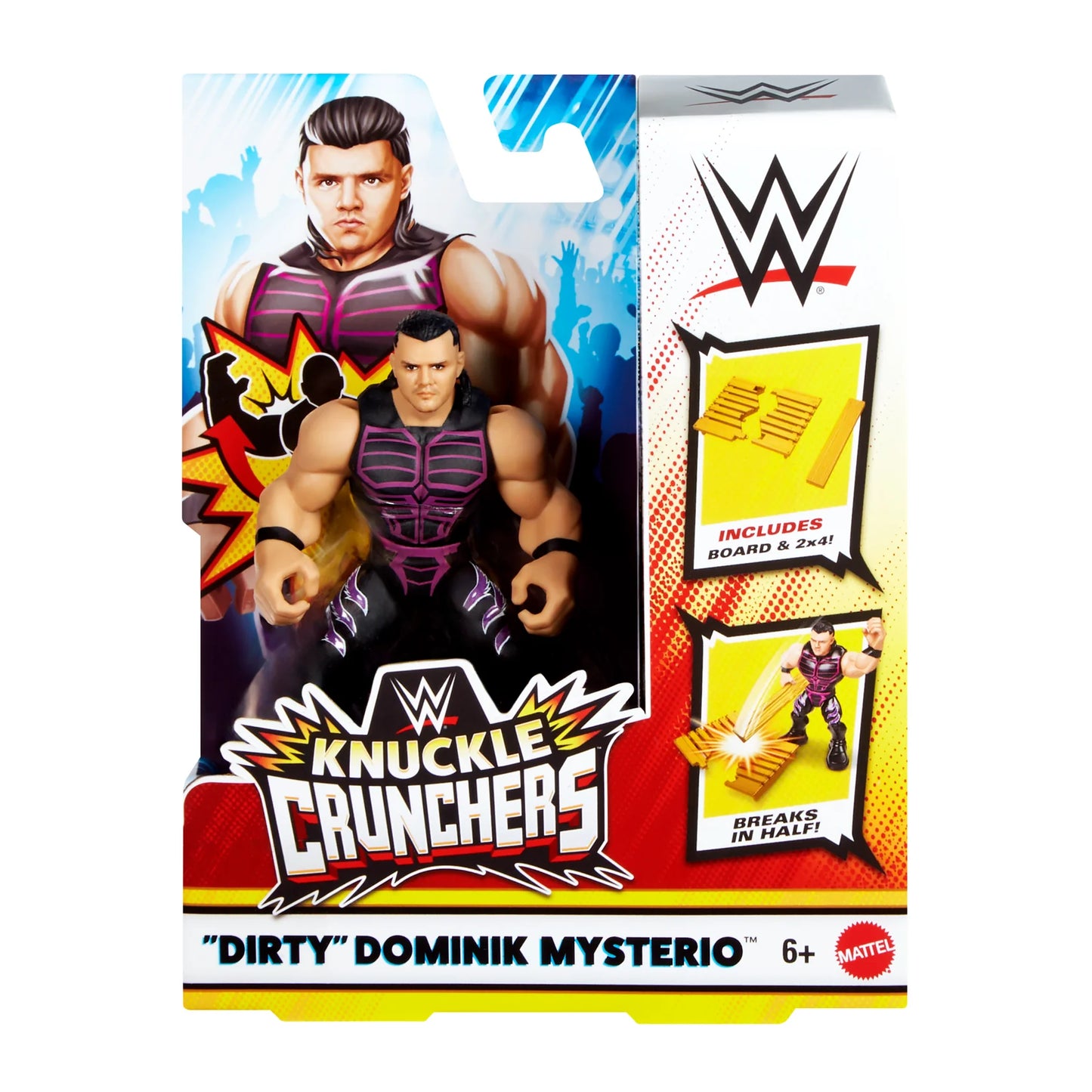 WWE Mattel Knuckle Crunchers Series 7 "Dirty" Dominik Mysterio Action & Toy Figures PWcatalog