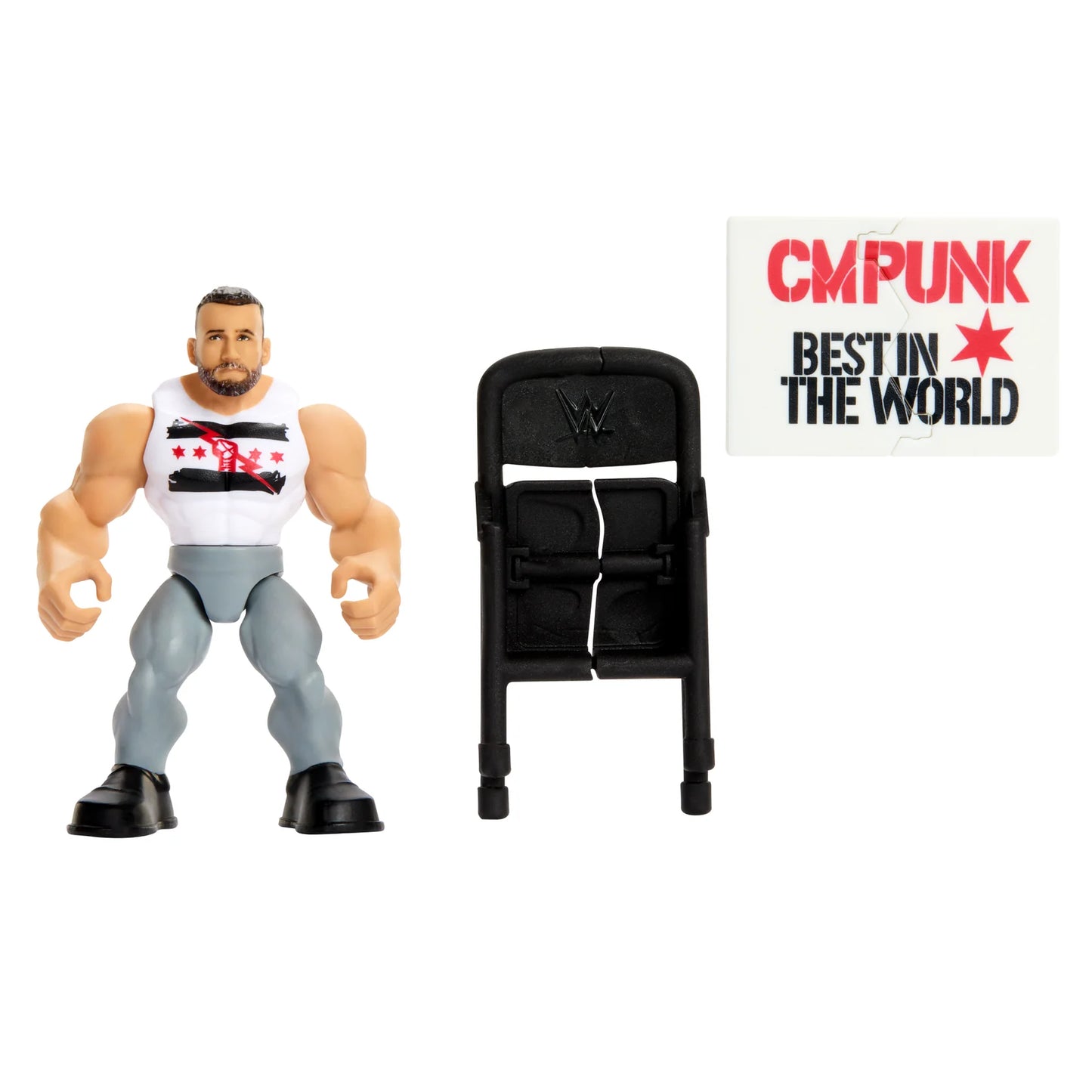 WWE Mattel Knuckle Crunchers Series 10 CM Punk Action & Toy Figures PWcatalog