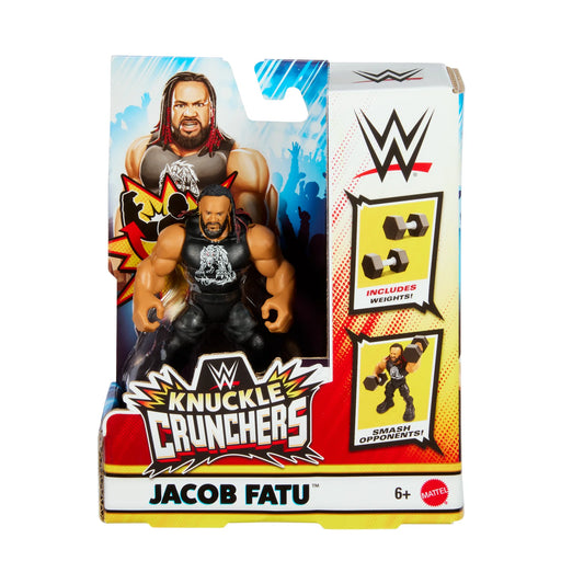 WWE Mattel Knuckle Crunchers Series 11 Jacob Fatu Action & Toy Figures PWcatalog