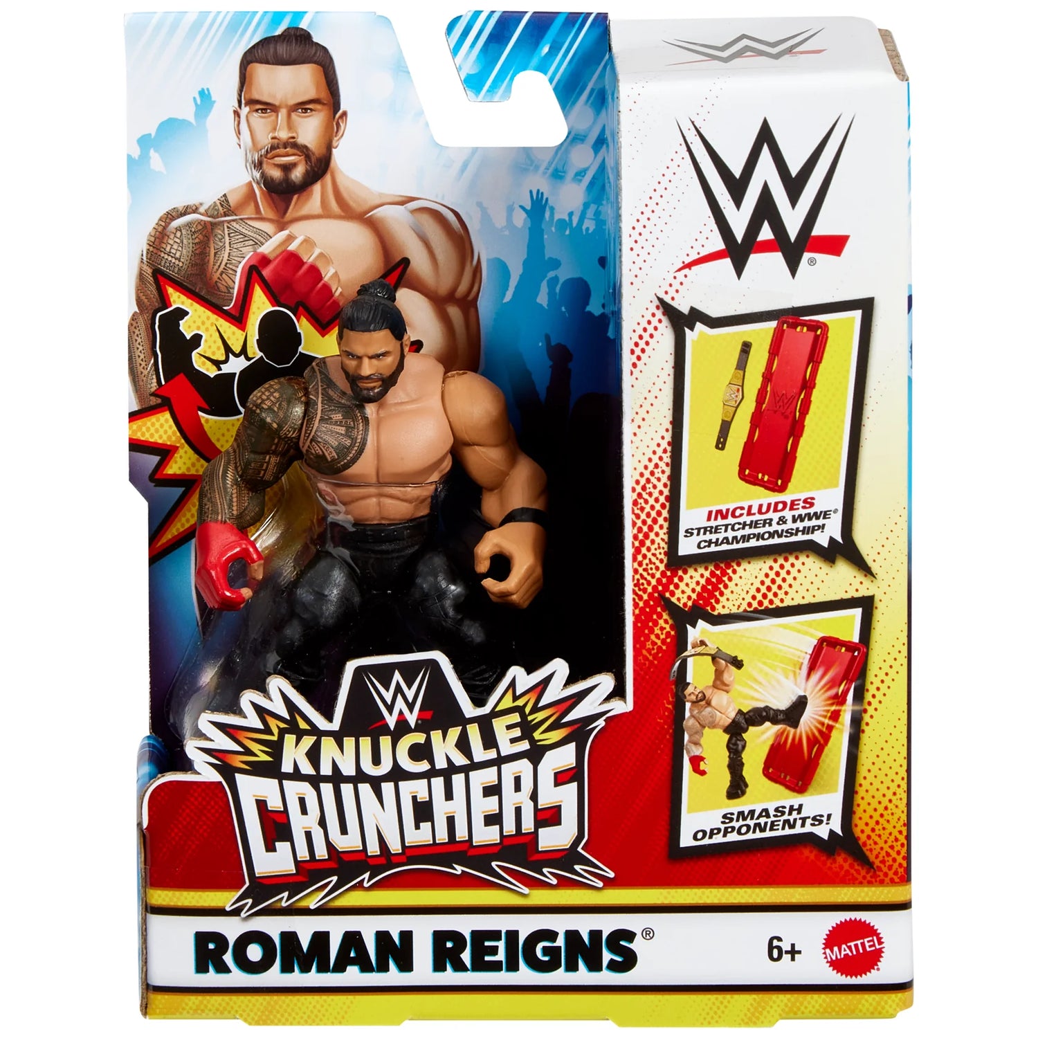 WWE Mattel Knuckle Crunchers Series 5 Roman Reigns Action & Toy Figures PWcatalog