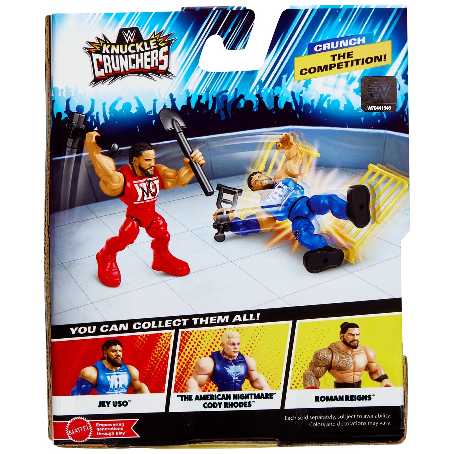 WWE Mattel Knuckle Crunchers Series 5 Jimmy Uso Action & Toy Figures PWcatalog